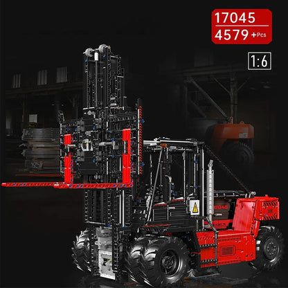Mould King Building Block Set: Motorized Heavy Duty Forklift Truck, Model K17045