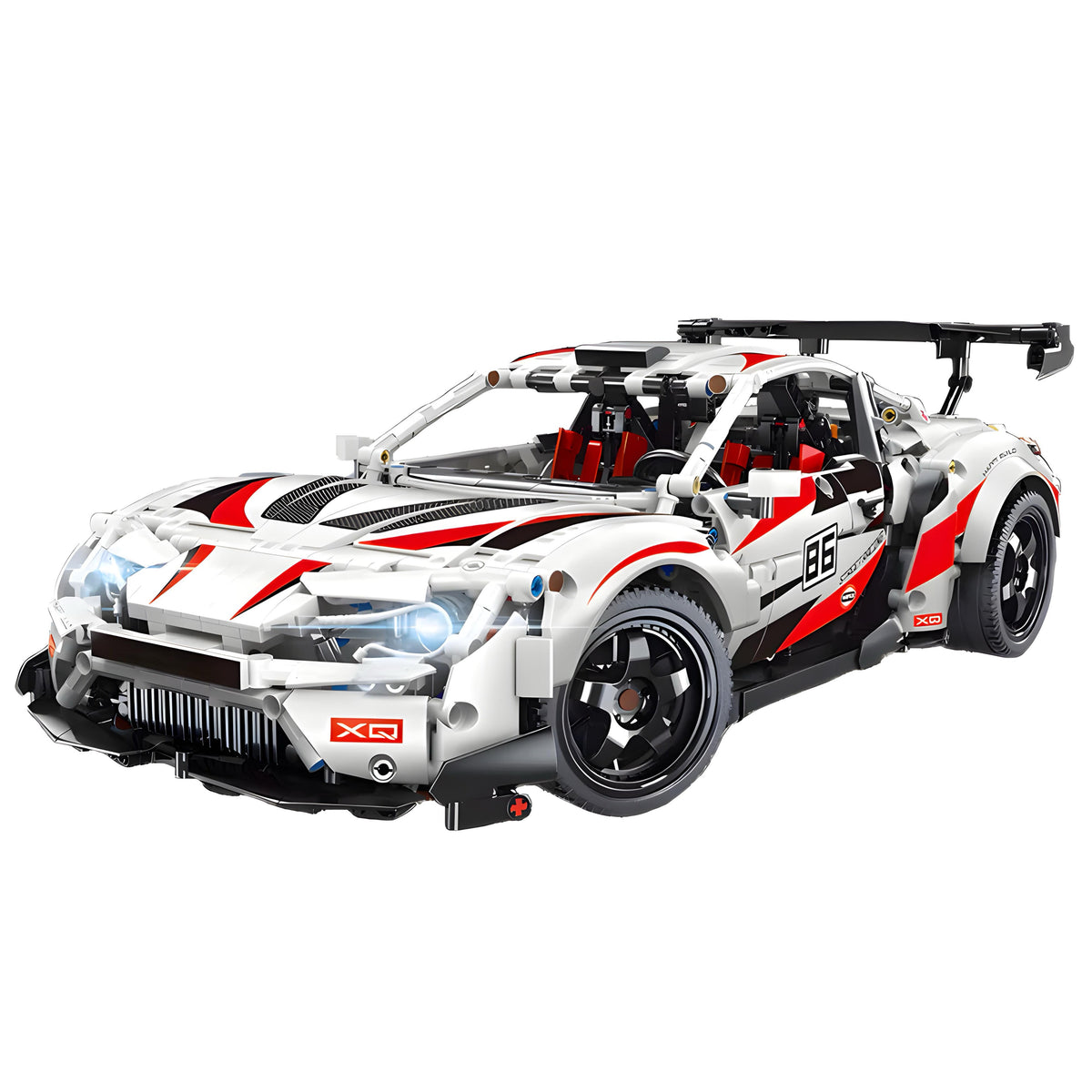 Trilumity Motorized Building Block Set: Toyota Gt86 Ultimate Edition, genuine license (2586-Piece)