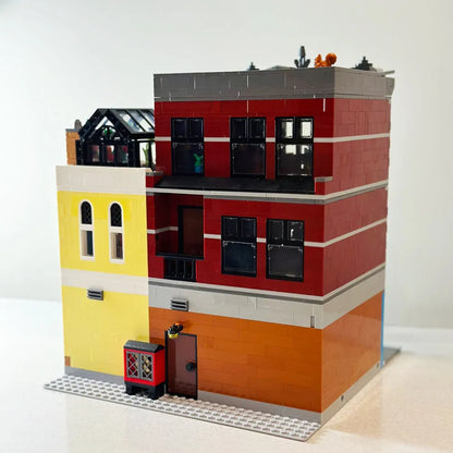MOC Building Block Set: Jazz Club and Pizzeria, Model 56888