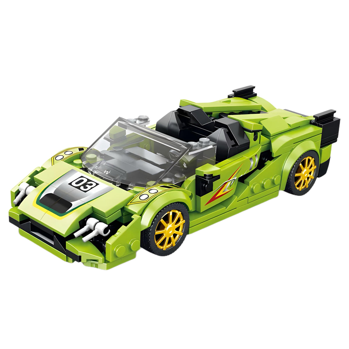 Trilumity Building Block Set: 1: 24 Italian Bull L539 Lightning Hybrid (368-Piece)