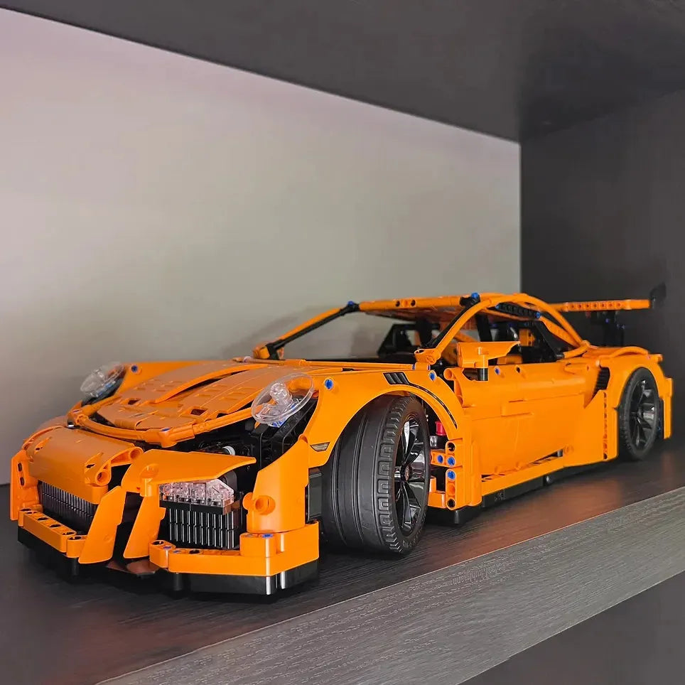MOC Building Block Set: Porsche 911 GT3 RS Racing Car, Model 20001