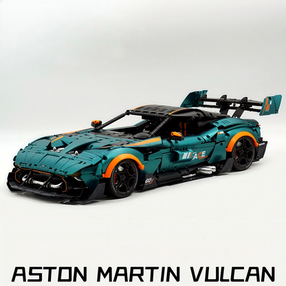 Trilumity Building Block Set: 1:8 Aston Martin Vulcan | British Racing Icon | 3794+-Piece