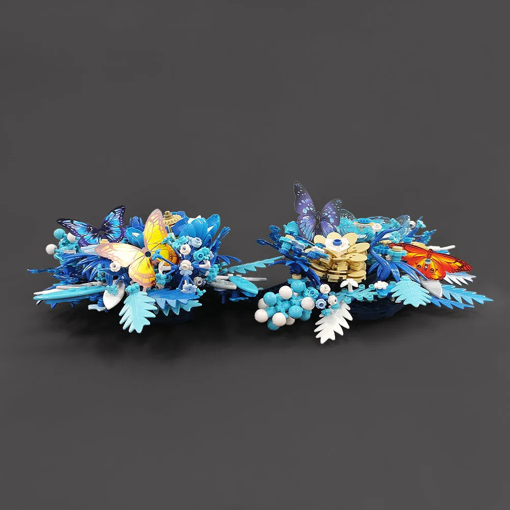 JieStar Building Block Set: Dried Flower Decoration, Model JJ9045