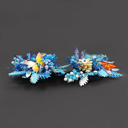 JieStar Building Block Set: Dried Flower Decoration, Model JJ9045