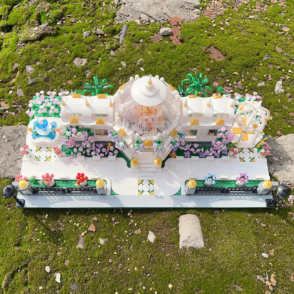 JieStar MOC Building Block Set: Garden Square, Model JJ9043