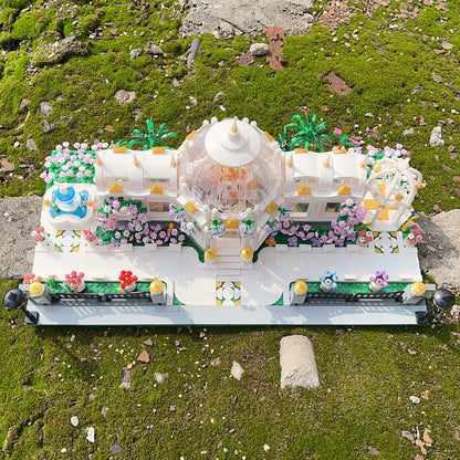 JieStar MOC Building Block Set: Garden Square, Model JJ9043