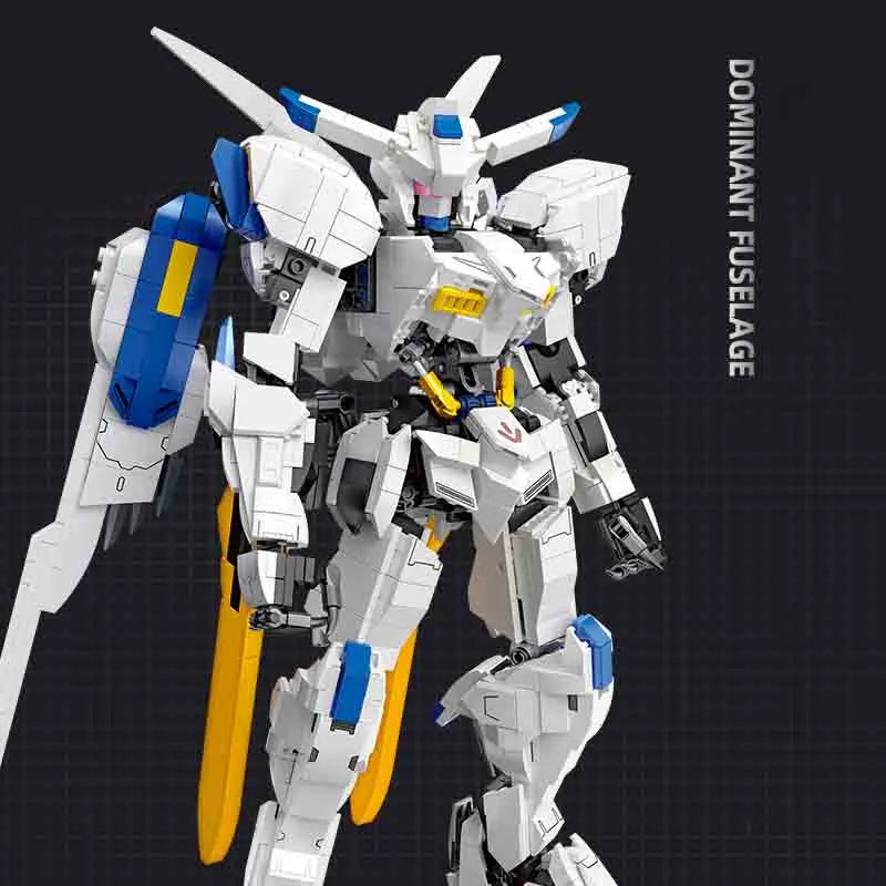 JieStar MOC Building Block Set: Super Hero MOC Bael Mecha Robot Warrior, Model 58032