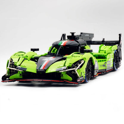 Trilumity Motorized Building Block Set: 1:8 The Ultimate LMDh Hybrid Prototype | 2024 Endurance (3771-Piece)