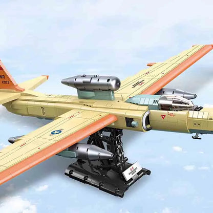 JieStar MOC Building Block Set: U2 Reconnaissance Aircraft, Model 58093
