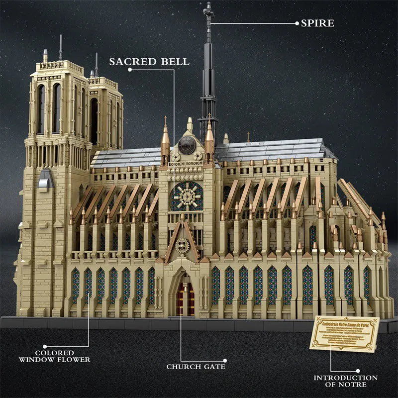 Reobrix Building Block Set: Cathedral Of Notre Dame, Model R66016