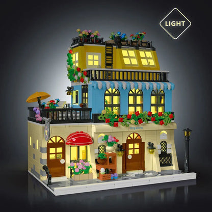 MORK MOC Building Block Set: Hotel Block Module, Model 20115