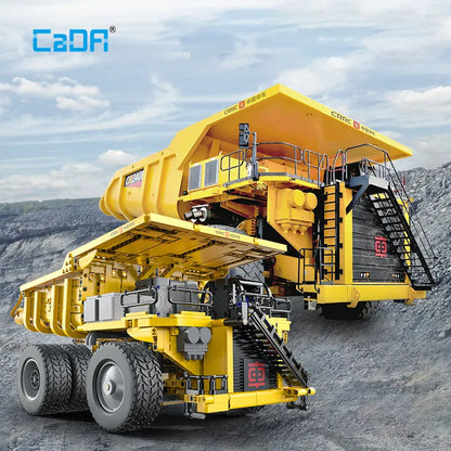Cada MOC Motorized Building Block Set: CR240E Mining Dump Truck, Model C65011