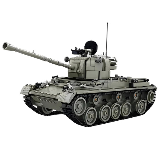 Trilumity M47 Patton Tank Building Block Set, 1,449-Piece