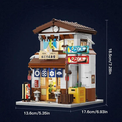 Cada MOC Building Block Set: Japanese Style Canteen, Model C66014