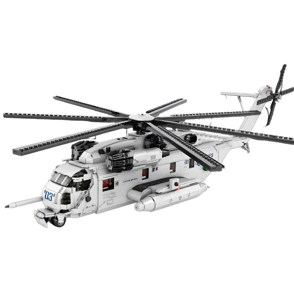 Trilumity CH-53 Transport Helicopter (2192 Pieces） Building Block Set, 2,192-Piece