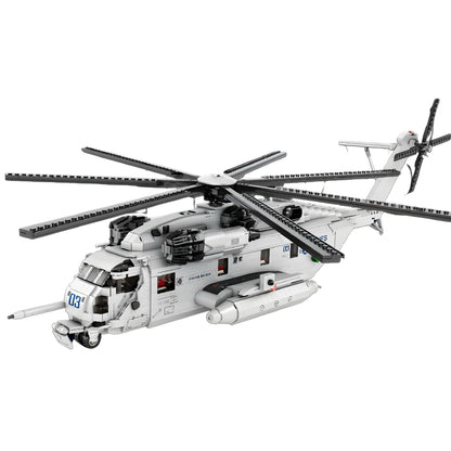 Trilumity CH-53 Transport Helicopter (2192 Pieces） Building Block Set, 2,192-Piece