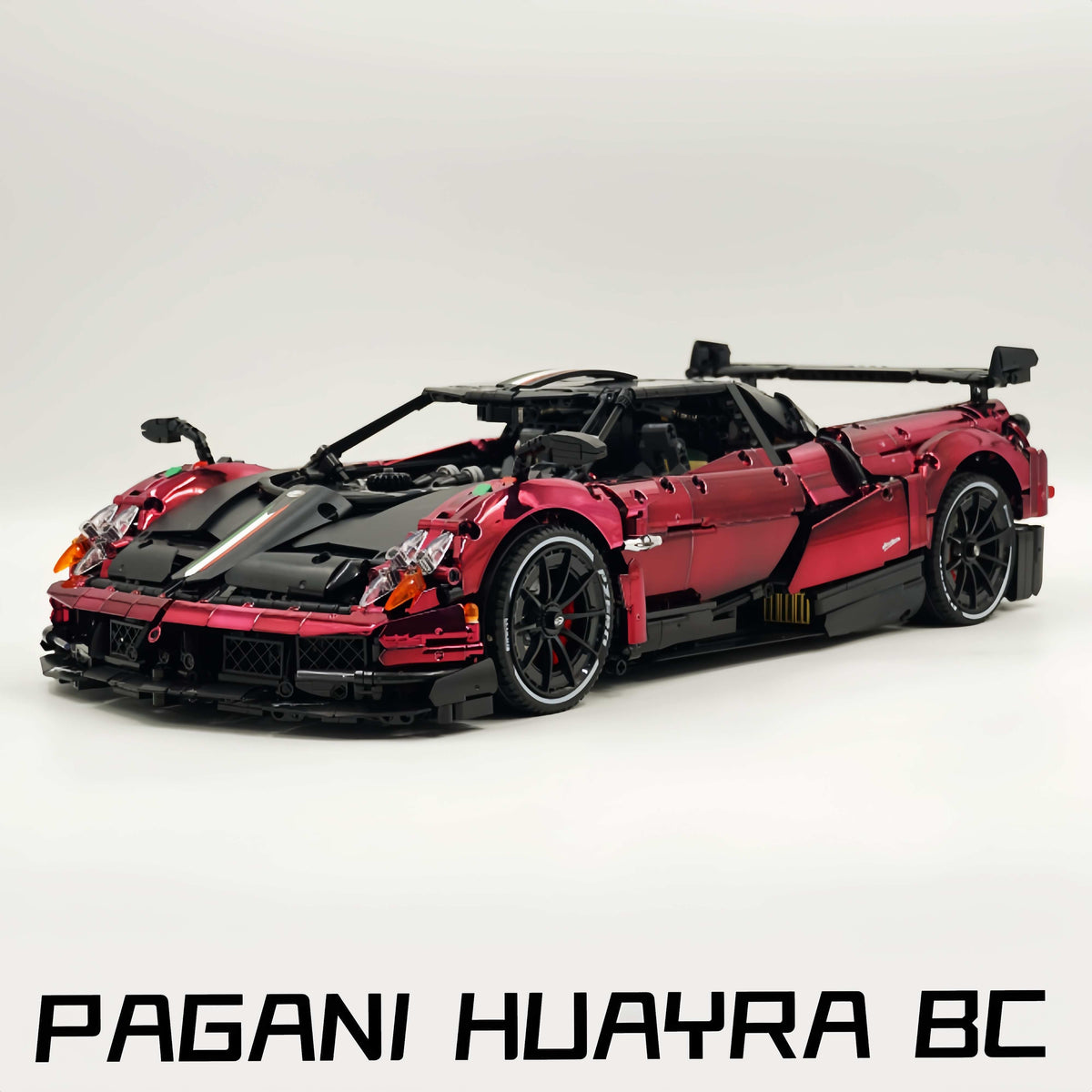 Trilumity Building Block Set: 1: 8 Pagani Huayra Bc Mirror Electroplating Customized Ultimate Edition (4708-Piece)