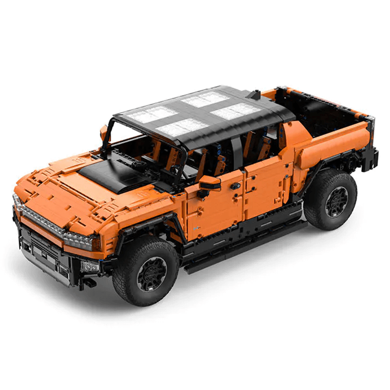 Trilumity Motorized Building Block Set: Remote Controlled Hummer Ev Truck (3756-Piece)