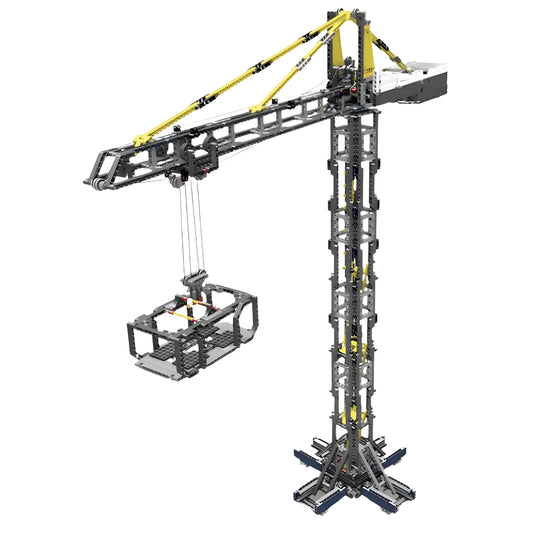 Trilumity 98Cm Tower Crane Building Block Set, Remote Control, 1,796-Piece