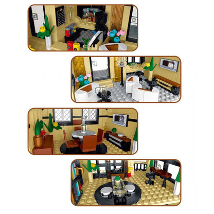 MORK MOC Building Block Set: Experts MOC City Cafe Block Module, Model 20113
