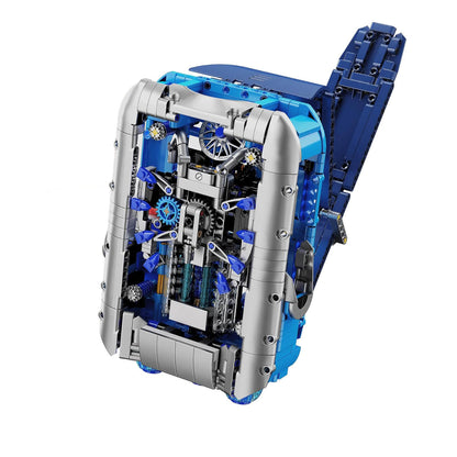 Trilumity The V16 Tourbillon Building Block Set, 1:1 Scale, 1,005-Piece