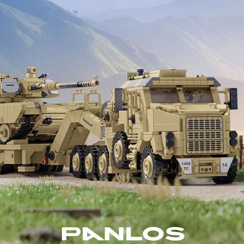 Panlos MOC Building Block Set: M1070 Armored Vehicle, Model 628015