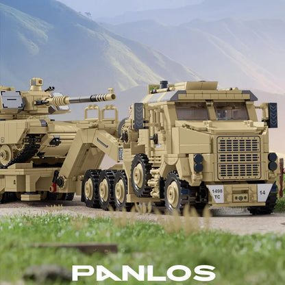 Panlos MOC Building Block Set: M1070 Armored Vehicle, Model 628015