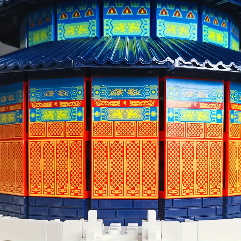 Wange MOC Building Block Set: Temple Of Heaven, Model 5222