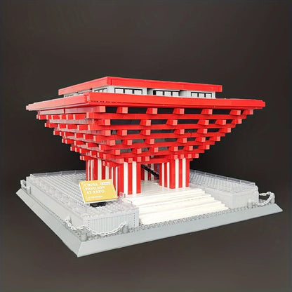 Wange Building Block Set: Famous China Pavilion At Expo 7210
