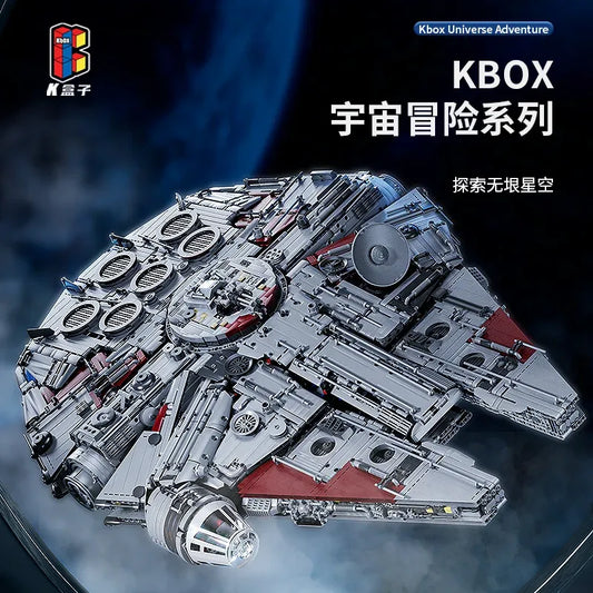 MOC Motorized Building Block Set: Star Wars MOC UCS Millennium Falcon, Model K-10521