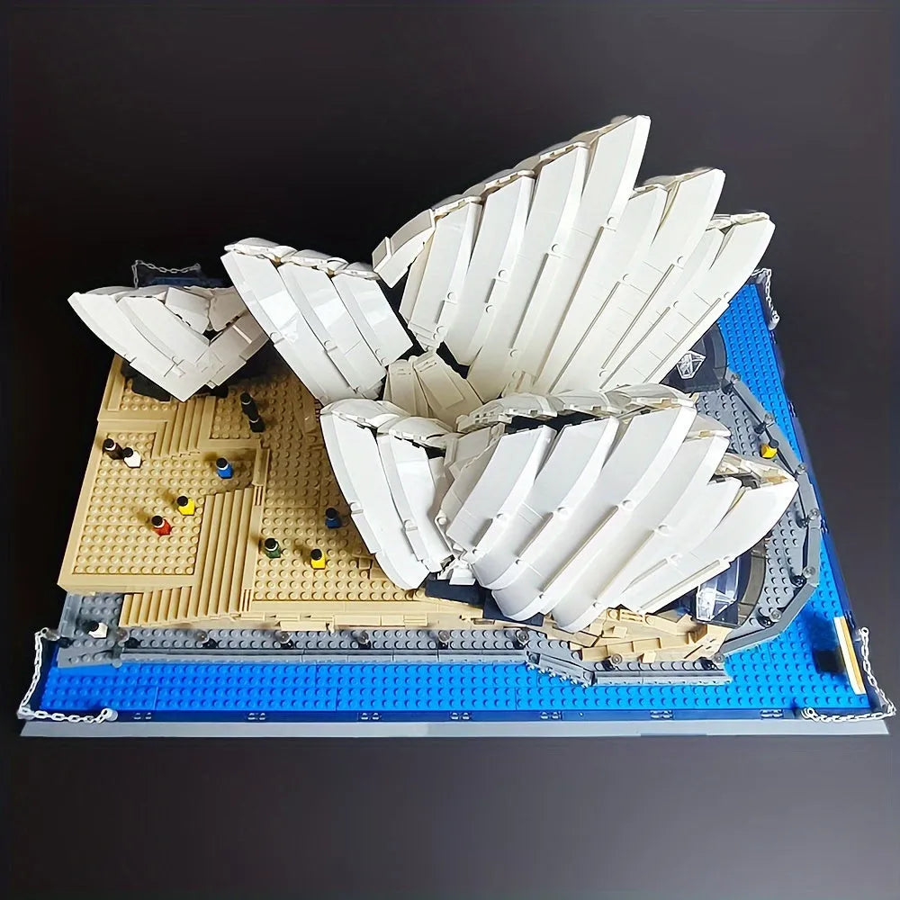 Wange MOC Building Block Set: Famous Sydney Opera House, Model 8210