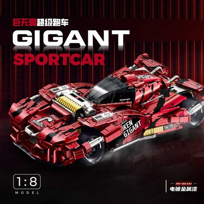 Trilumity Building Block Set: 1:8 Brocken Gigant, Removable Motorized Tusks, Motorized Door(3928-Piece)
