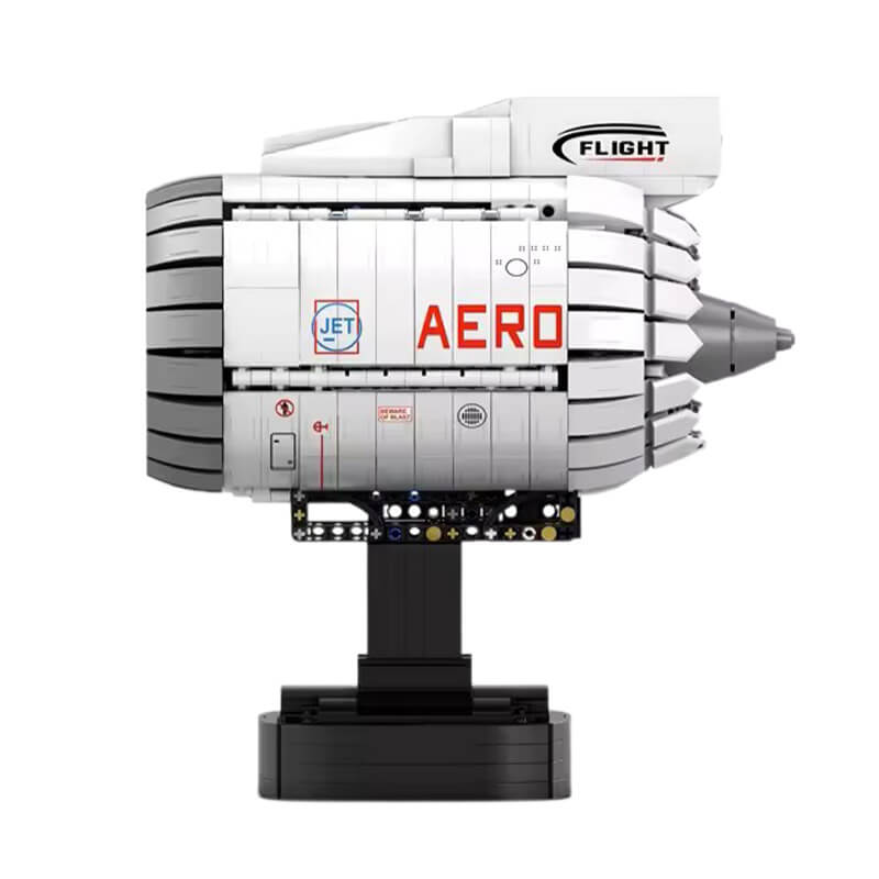 Trilumity Motorized Building Block Set: Aircraft Jet Turbine 1785Piece