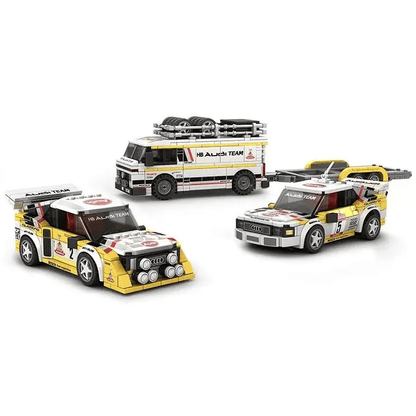 Trilumity Officially Licensed HB Audi WRC Team Building Block Set, 1:18 Scale, 1,362-Piece