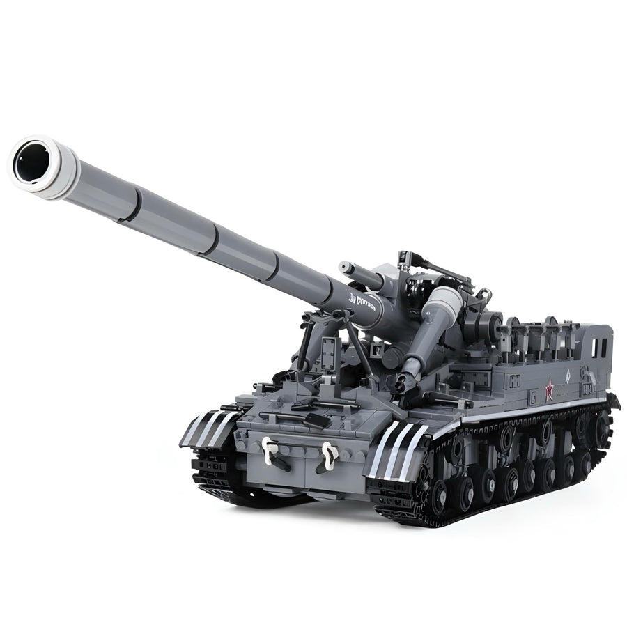 Trilumity T-92 Tank With Minifigures Building Block Set, 1,832-Piece