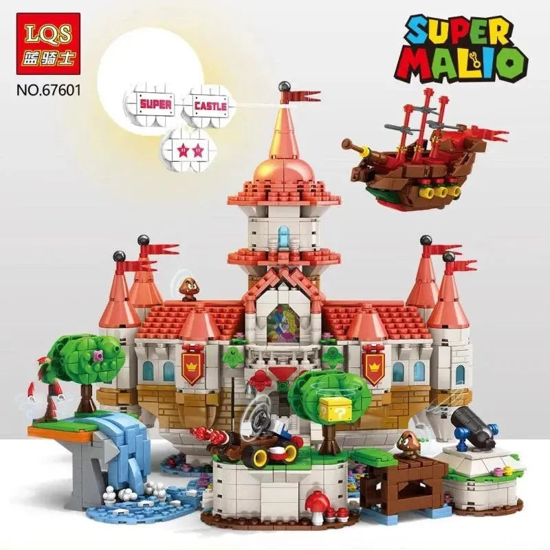 MOC Building Block Set: Movie Creator Expert Super Mario Castle