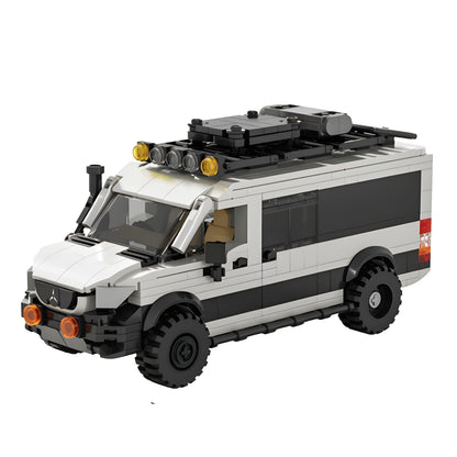 Trilumity Building Block Set: 1: 24 Sprinter 4X4 Off Roader (580-Piece)