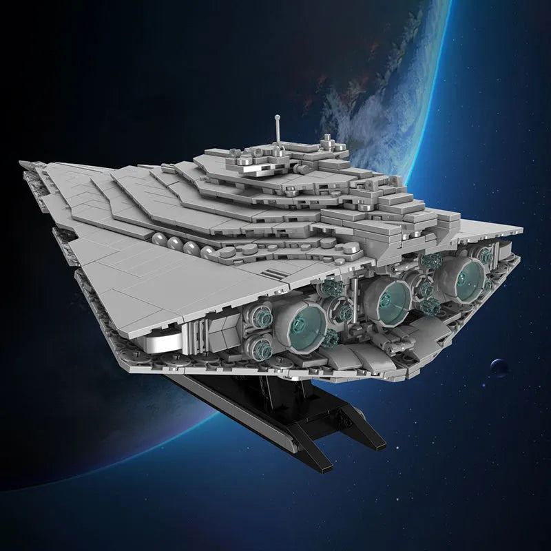 Mould King MOC Building Block Set: Star Wars MOC Renaissance Class Star Destroyer, Model MK21072