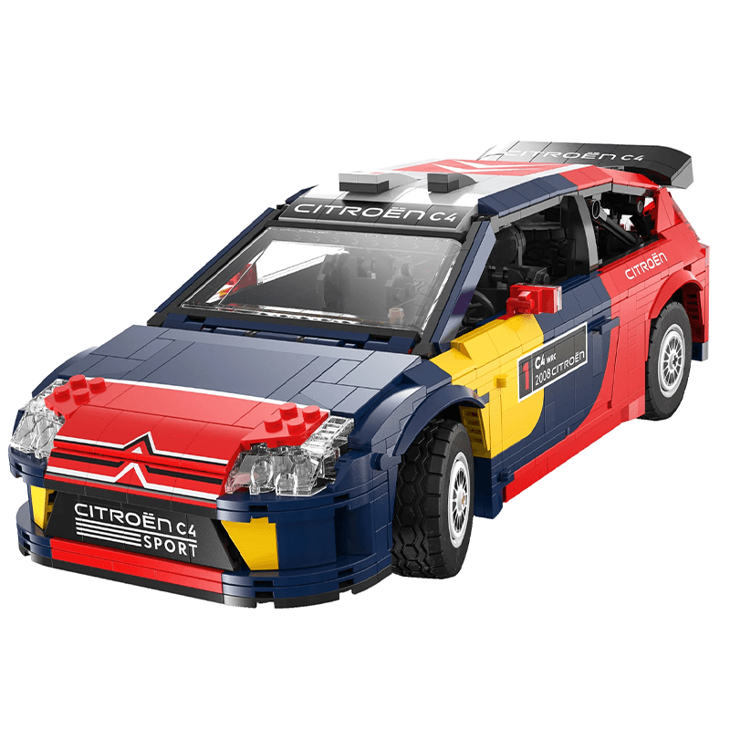 Trilumity Motorized Building Block Set: Remote Controlled 2008 Citroën C4 Wrc (1550+-Piece)