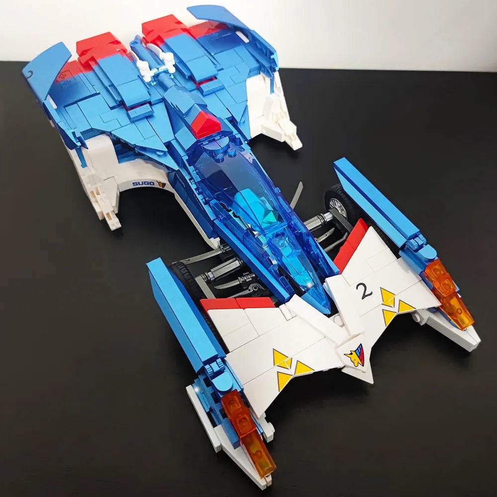JieStar MOC Building Block Set: F1 SF 03 Formula One Racing Car, Model 58081