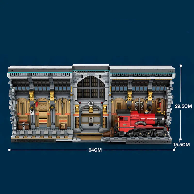 Reobrix MOC Building Block Set: Harry Potter MOC Movie Magic Station, Model RE66031