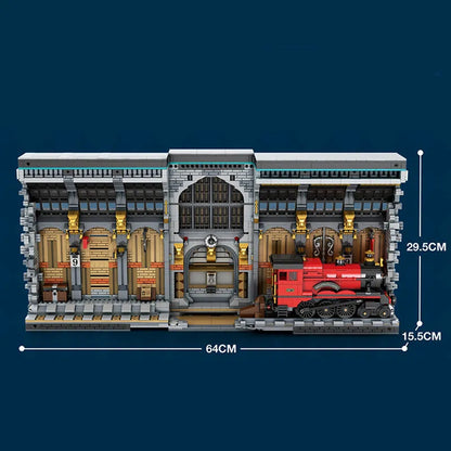 Reobrix MOC Building Block Set: Harry Potter MOC Movie Magic Station, Model RE66031