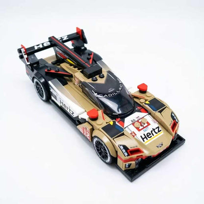 Trilumity Building Block Set: 1:24 Cadillac V-Series.R Hertz Team Jota | Includes a Complete Set of Stickers(331-Piece)