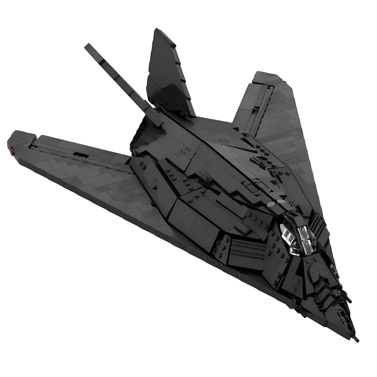 Trilumity F-117 Nighthawk Building Block Set, 1,134-Piece