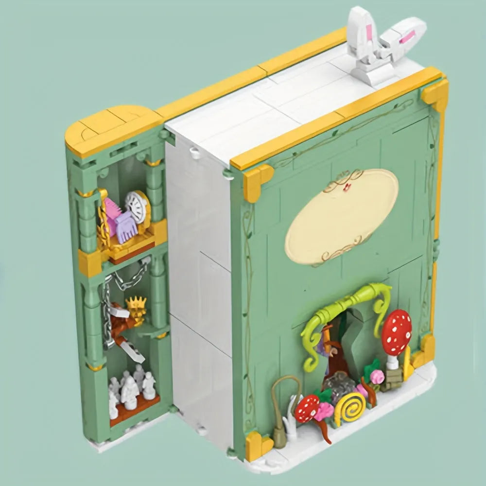 JieStar Building Block Set: Alice In Wonderland 3D Book, Model JJ9056