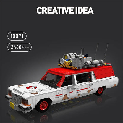 Mould King MOC Building Block Set: Ghost Hunter Bus, Model K10071