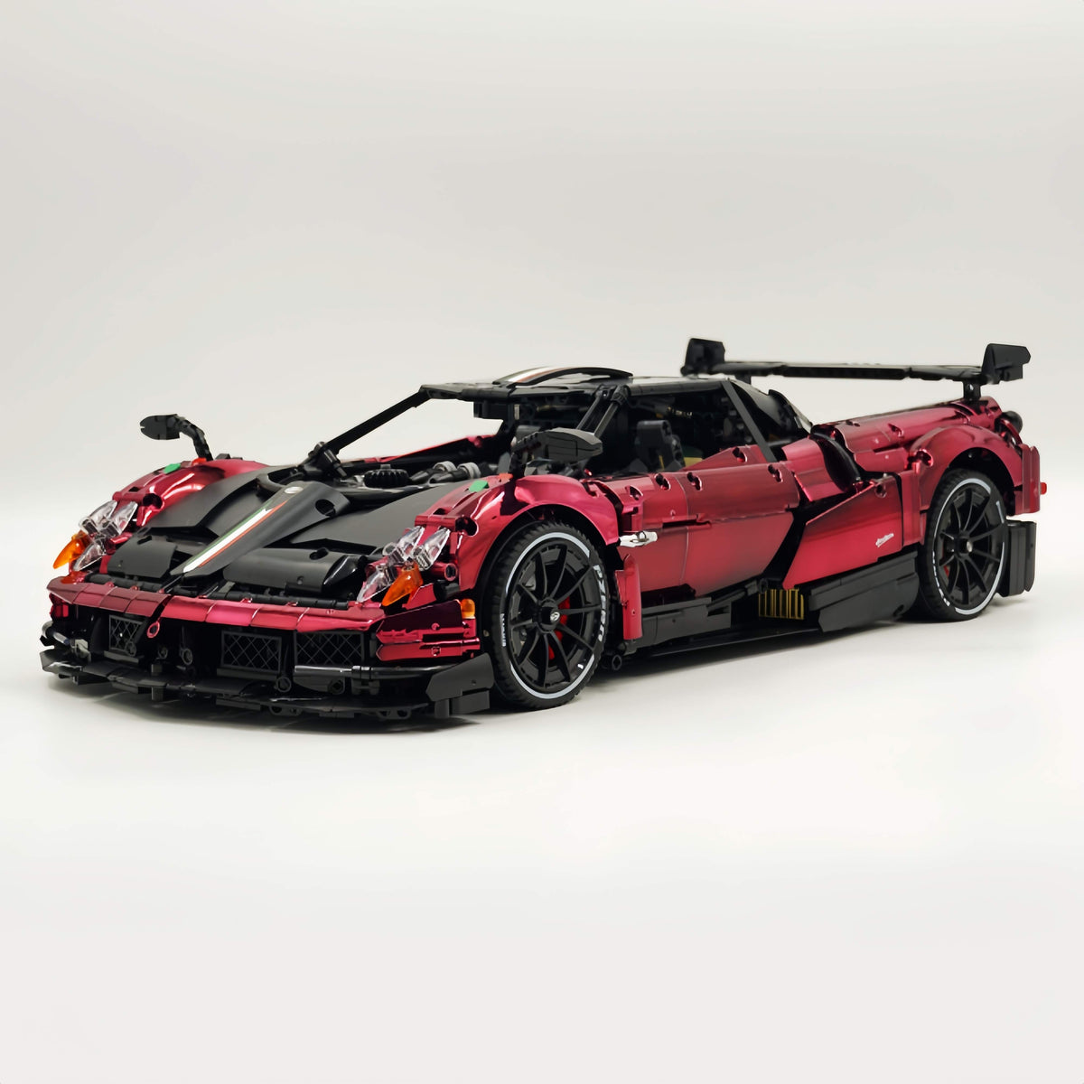 Trilumity Building Block Set: 1: 8 Pagani Huayra Bc Mirror Electroplating Customized Ultimate Edition (4708-Piece)