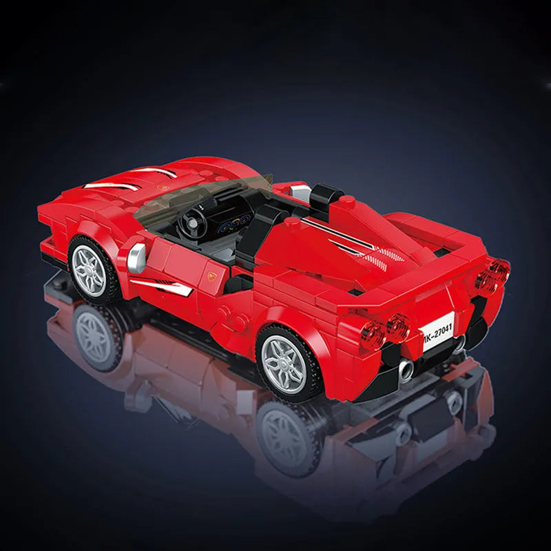 Mould King Building Block Set: Mini Ferrari F8 Speed Champions Racers, Model K27041