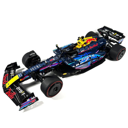 Trilumity Building Block Set: 1:8 Oracle Red Bull Racing Rb19 F1 Car | 2023 Miami Gp Champion Livery Limited Edition (1630+Piece)
