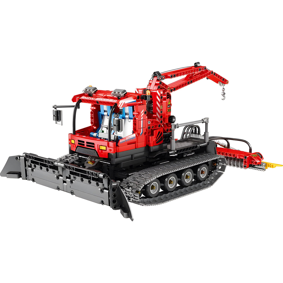 Trilumity Snow Groomer Building Block Set, Remote Control, 1,100-Piece
